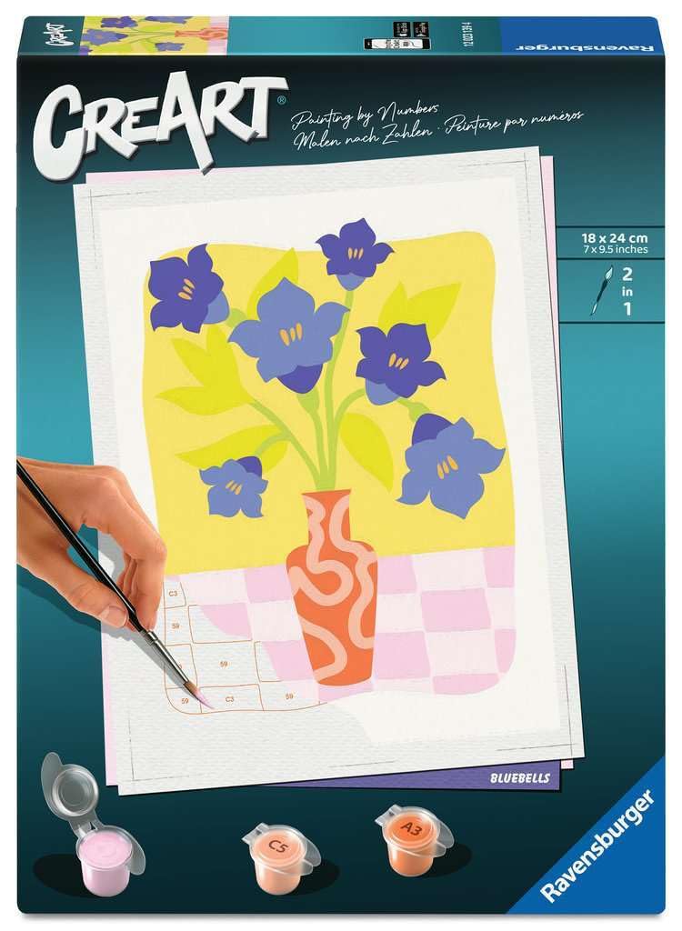 CreArt, Paint by Numbers Adults Trend - Bluebell