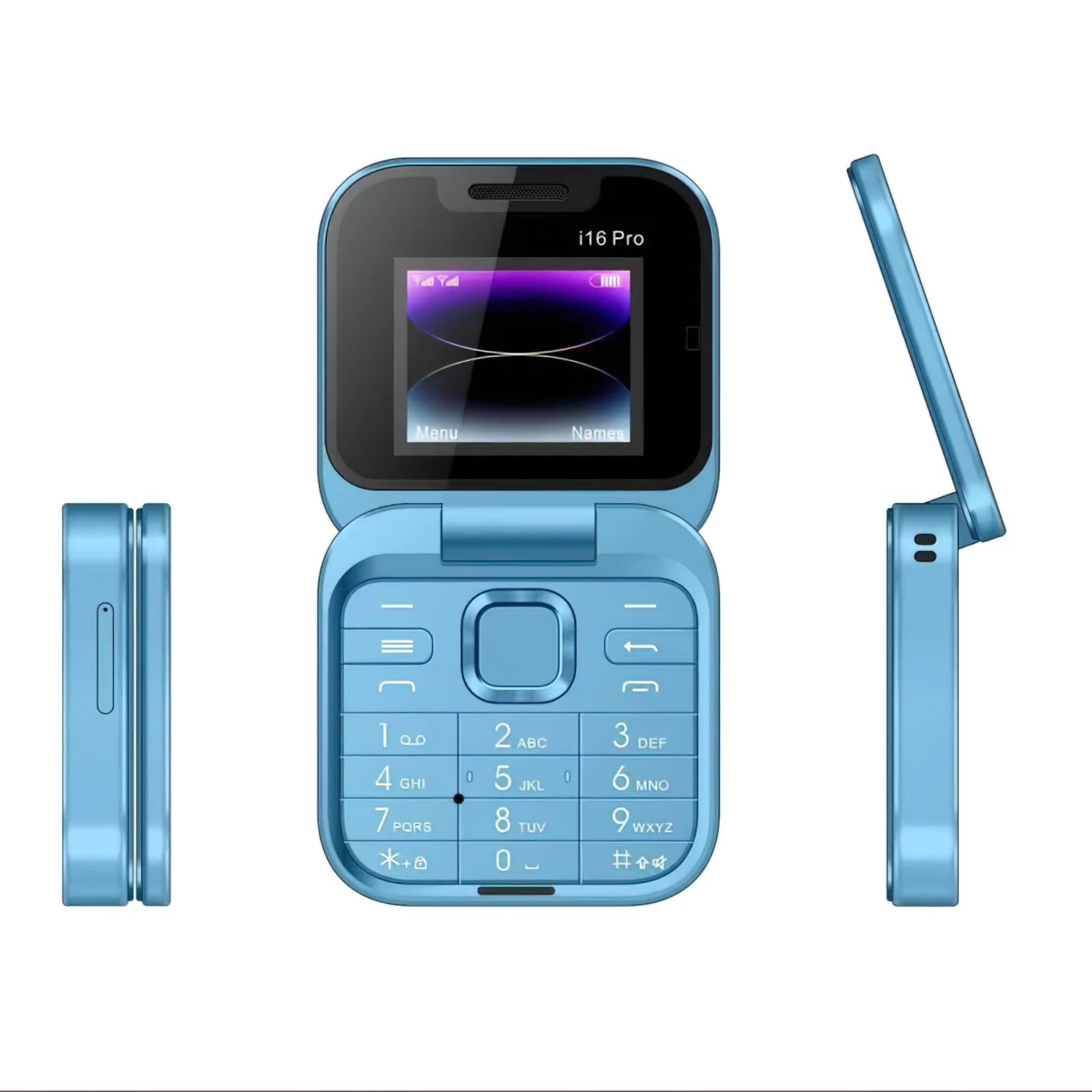 Amazon.com: SoirFanTlio I16 Pro Mini Flip Phone, 1.77 Inch HD