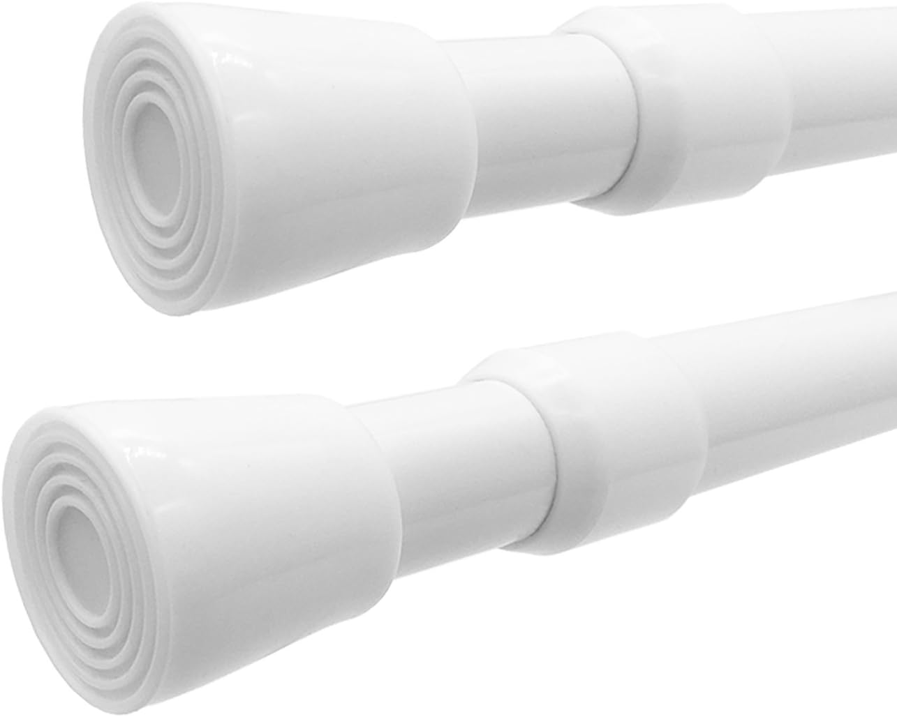 Tension Shower Curtain Rod (White-41x77")