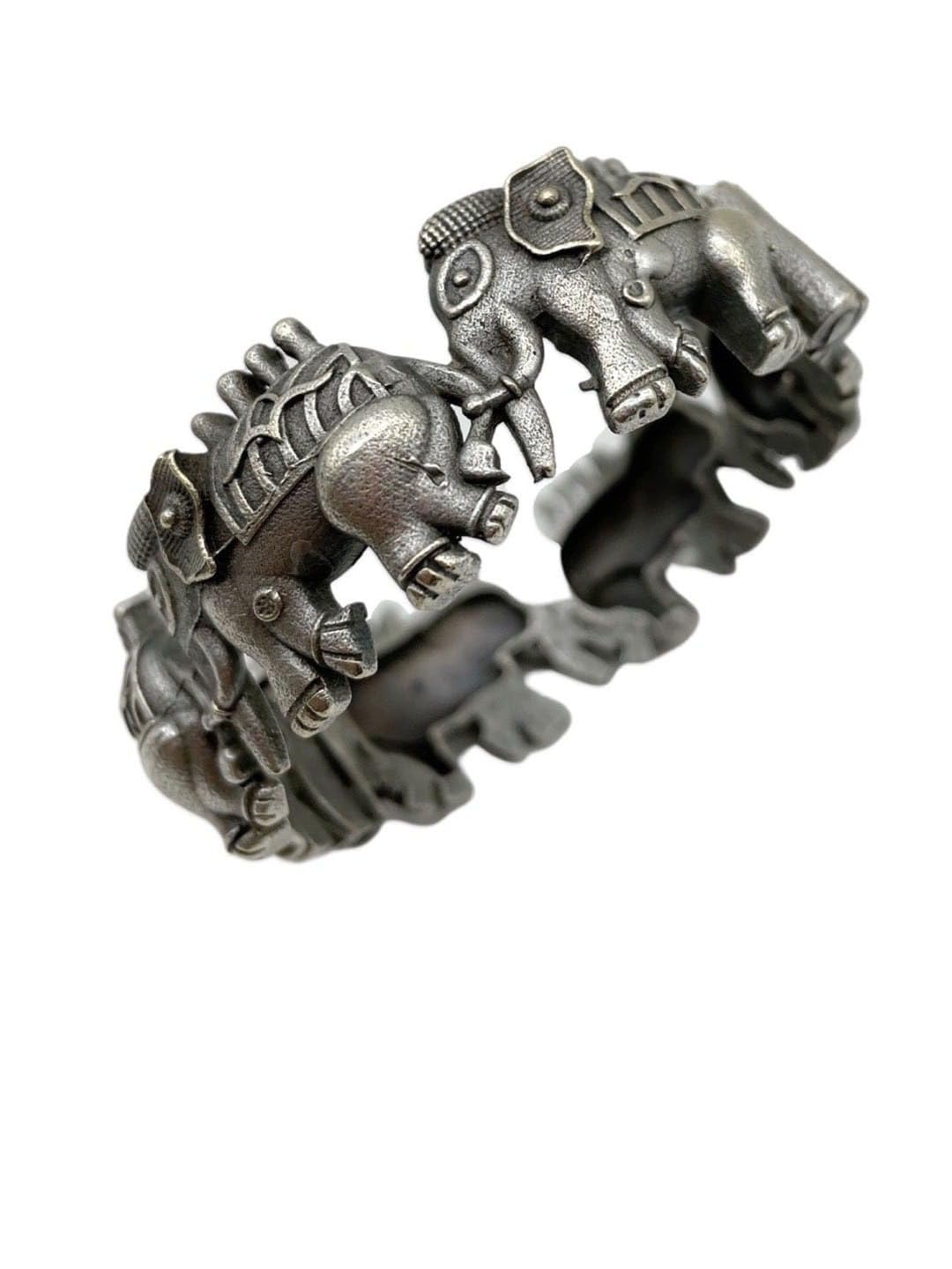See full amazon price history chart for SAVARNA Elephant Kada -Silver Oxidised – Openable Bangle for Girls SAVARNA Elephant Kada -Silver Oxidised – Openable Bangle for Girls (B0D75T7553) Amazon Price History, Amazon Price Tracker