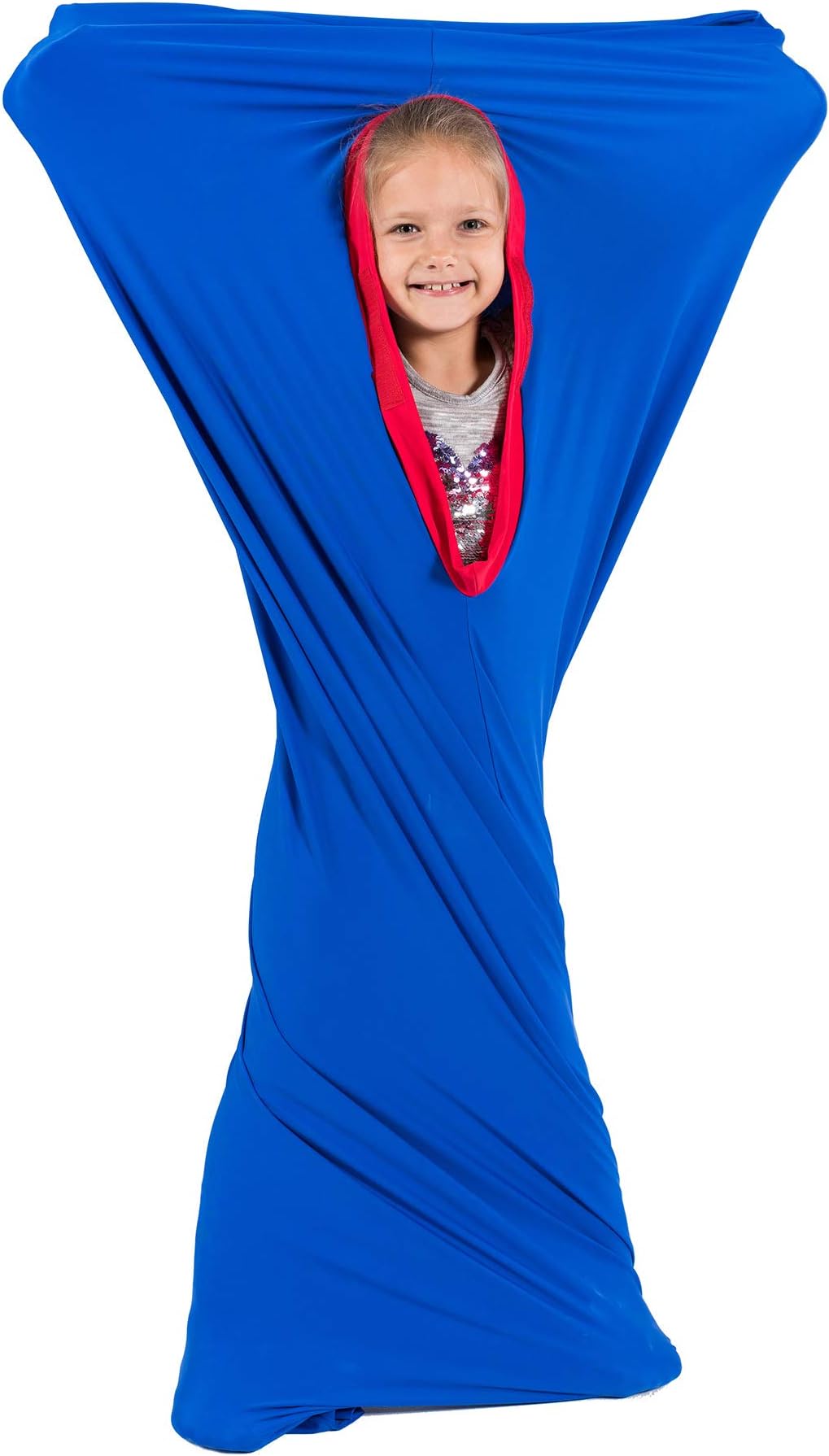 Lycra Sensory Body Sock (for Play, Autism and Special Needs) - Blue - Medium