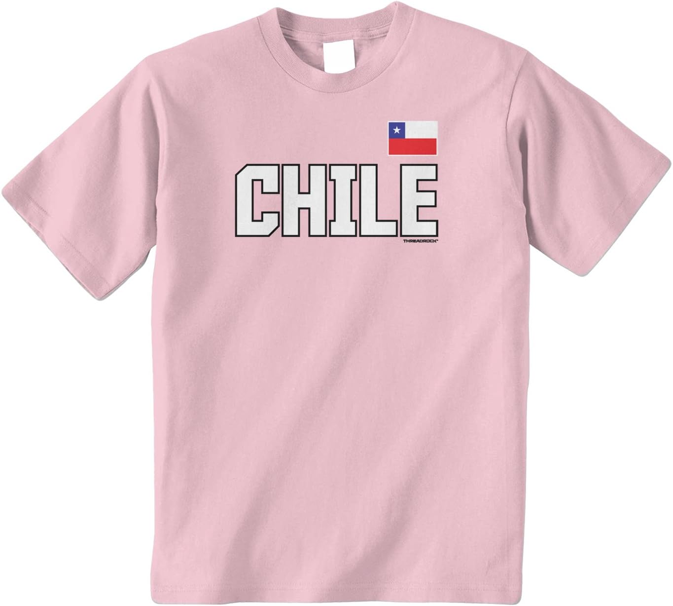 Threadrock Big Boys' Chile National Pride Youth T-Shirt