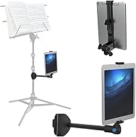 Vista 5 de Soporte plegable para partituras de música ECT1 con soporte intercambiable para tableta