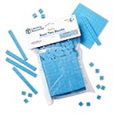 Learning Resources Base Ten Blocks Smart Pack - 121 Pieces, Ages 6+, Grades 1+, Math First Grade Games, School Supplies