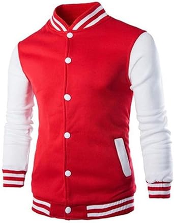 Men's Bomber Jacket Autumn Baseball Jackets Versatile Loose Casual Sweat Jacket Patchwork Fashion Trend Leisure Coats College Outdoor Windproof Transition Jackets