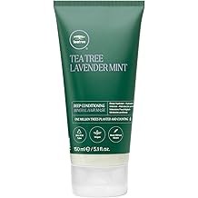 Tea Tree Lavender Mint Deep Conditioning Mineral Hair Mask, Hydrates + Strengthens, For Coarse + Dry Hair