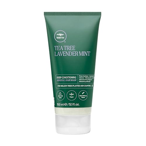 Miniatura 1 de Tea Tree Lavender Mint Deep Conditioning Mineral Hair Mask, Hydrates + Strengthens, For Coarse + Dry Hair