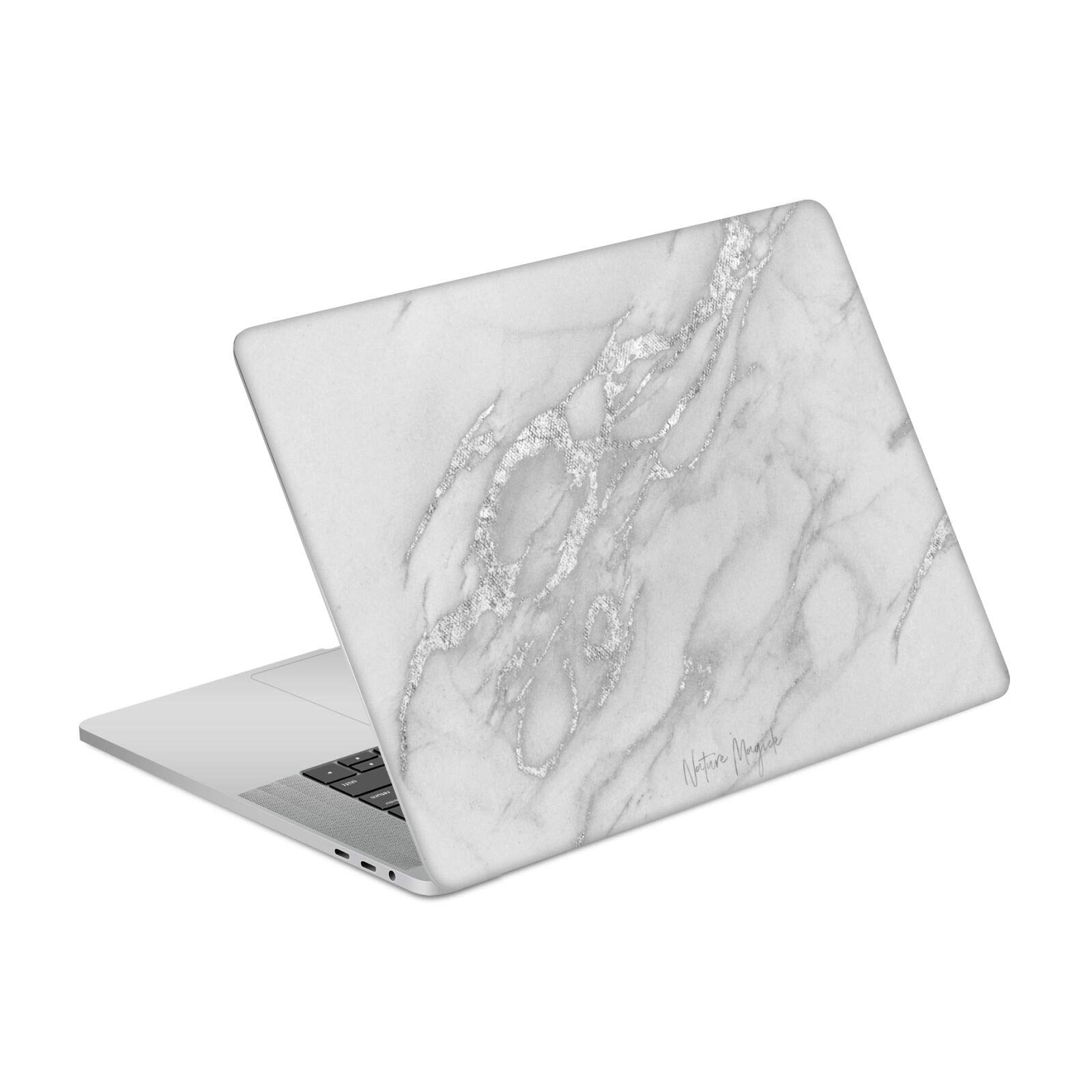 Protégez votre MacBook Pro 15 des rayures avec le vinyle marbre argent