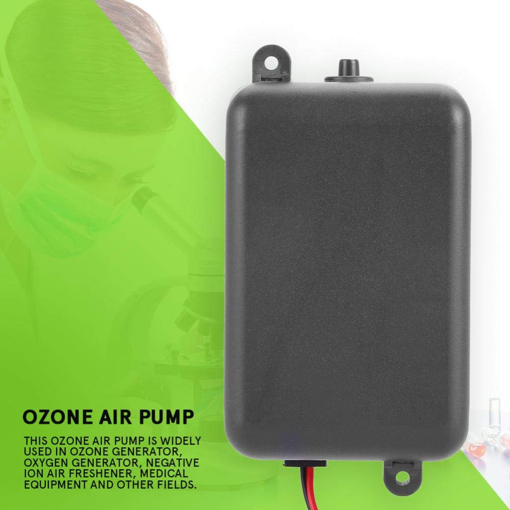 Accessori generatore di ozono, Pompa Aria ozono DC 12V 8L / min Pompa Aria generatore di ozono per Acquario Auto