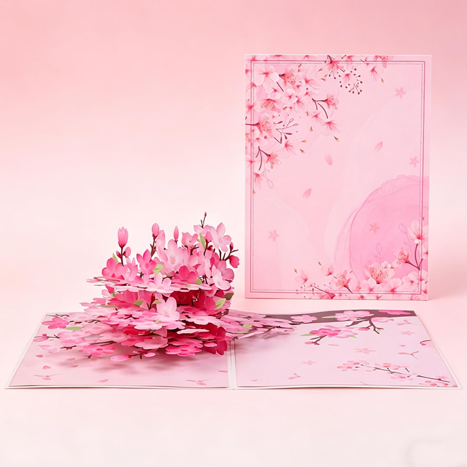 Luxury 3D Pop Up Birthday Card for Women - Elegant Floral Laser Cut Greeting Card with Envelope, Perfect for Wife, Girlfriend, Sister & Friends