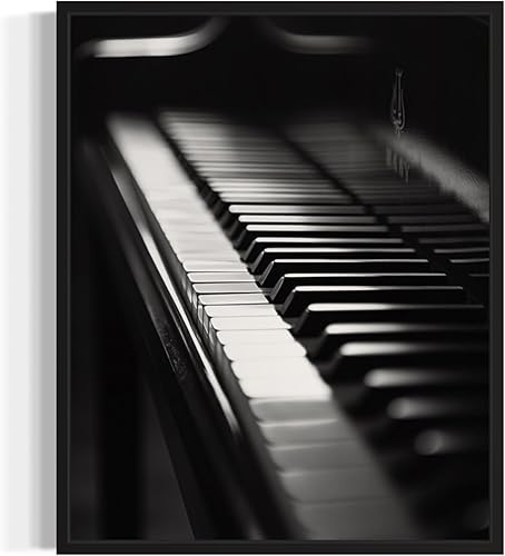 Miniatura 15 de Boombox - Póster musical musical instrumental para pared, color blanco y negro, fotografía, arte musical, dormitorio u oficina, sala de estar,