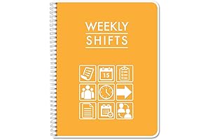 Schedule Book 2020-2021, Work Hourly Shift Planner, Vacation Log Book - 120...