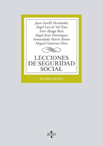 Lecciones de Seguridad Social (Derecho - Biblioteca Universitaria de Editorial Tecnos)