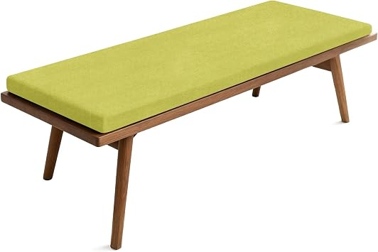 Bench Cushion for Indoor/Outdoor 3cm Thick Chenille Non-Slip Seat Pad with Zipper Removable Cover for Patio Garden Swing Porch Window Chair Furniture Cushions8#,12x35