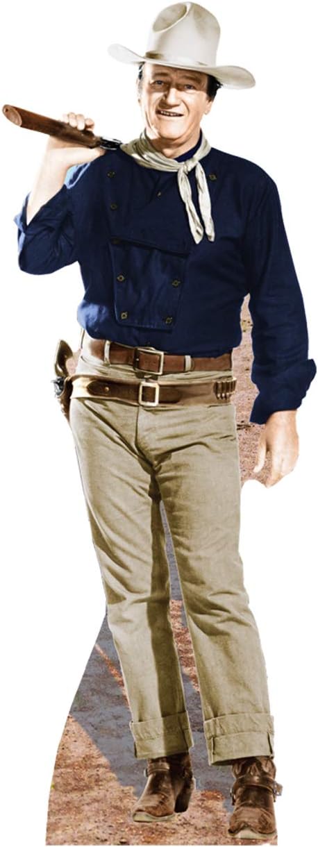 John Wayne Rifle on Shoulder Life Size Cardboard Cutout Standup