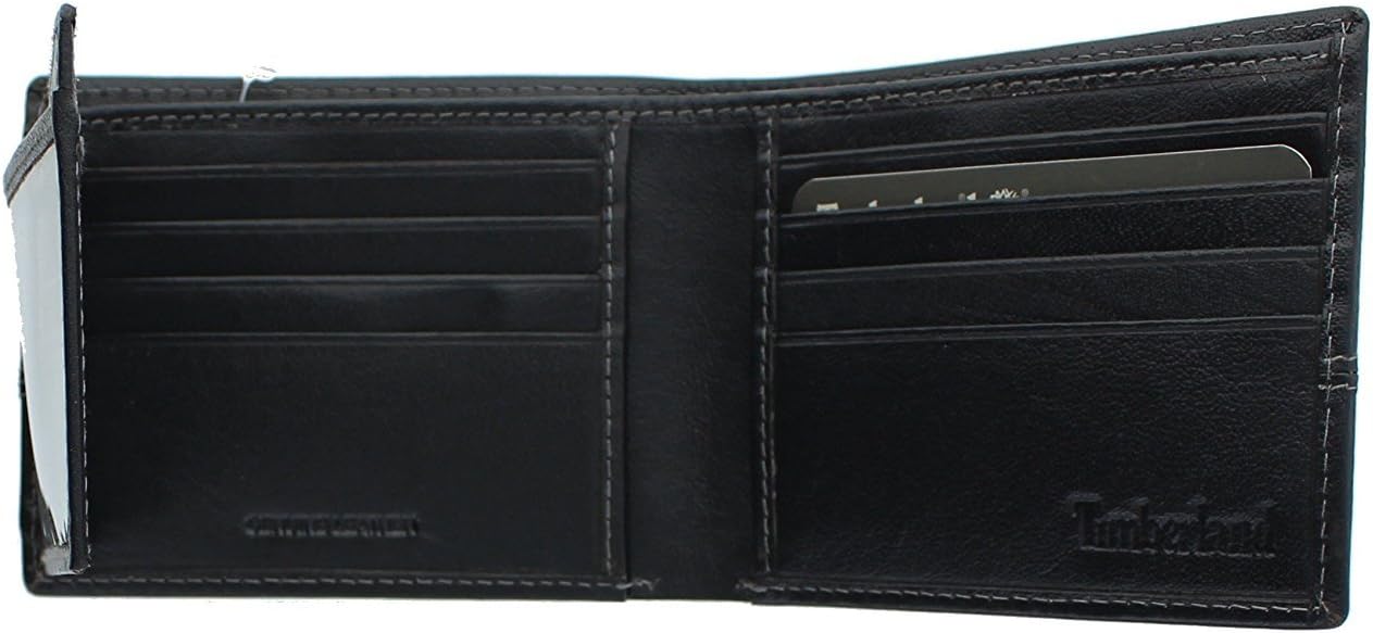 Timberland Men's Leather Passcase Bifold Wallet Hybrid - Image 4