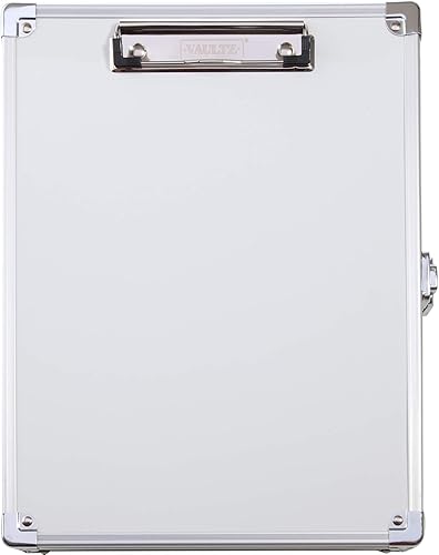 Miniatura 10 de Vaultz - Tabla sujetapapeles de almacenamiento con cerradura, 2.15 x 12.75 x 9.75 pulgadas, negro táctico (VZ03492)