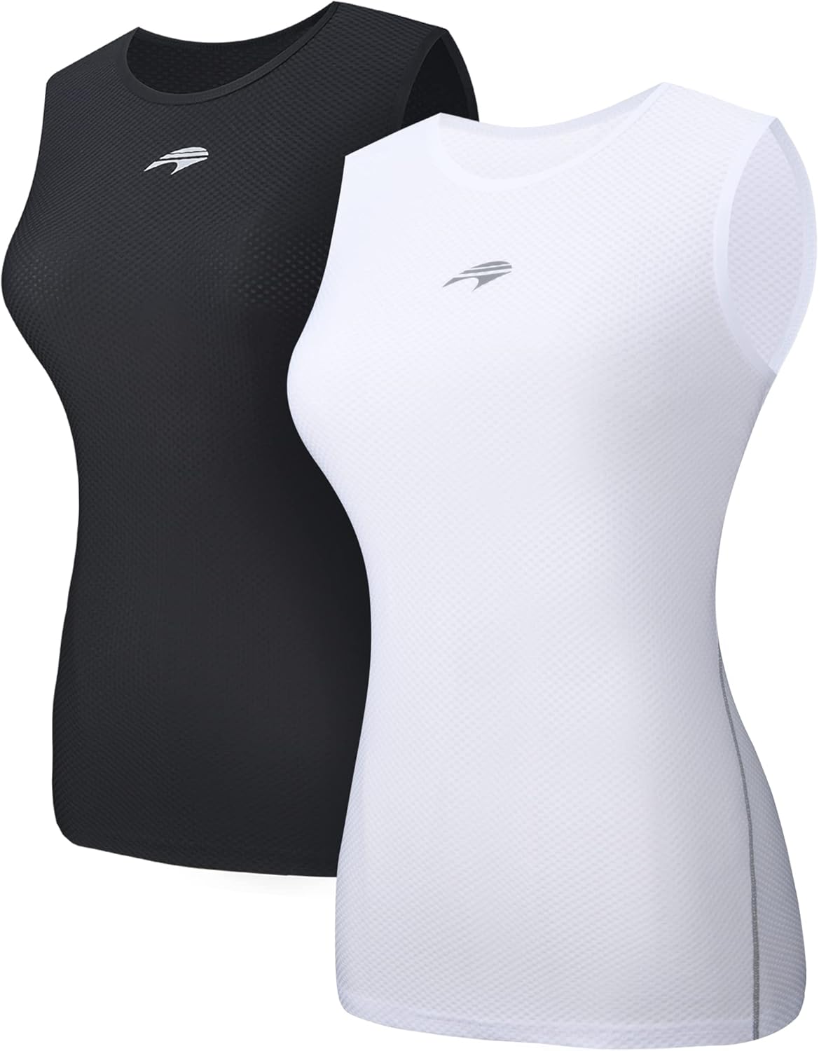 bpbtti Women's Quick Dry Sleeveless Base Layer Cycling Undershirt Mositure Wicking Tank Tops Running Vests