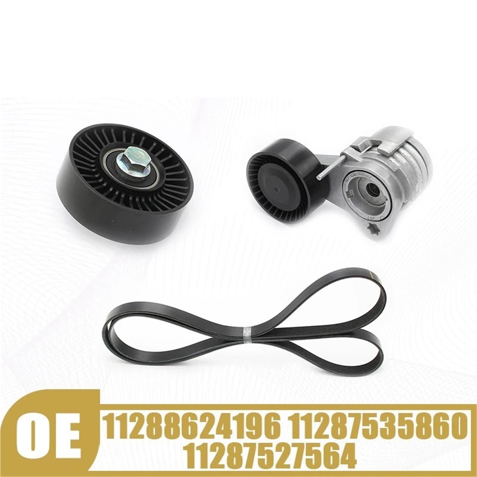 Rolka napinacza łańcucha Pasuje do BMW X3 X5 Z4 E87 E90 E91 E60 E61 E65 Zestaw napinacza paska wielorowkowego 11288624196 11287535860 11287527564 pasek rozrządu