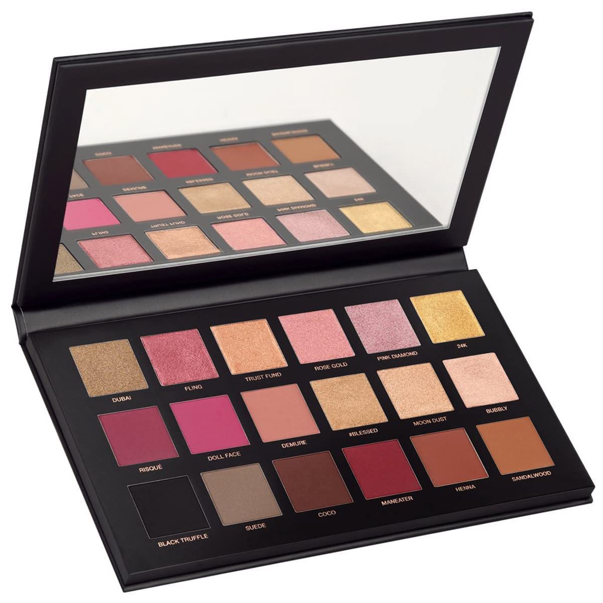Syfer Rosegold Edition Eyeshadow 18 Color Palette Shades for Eye Makeup Semi (Matte Finish)