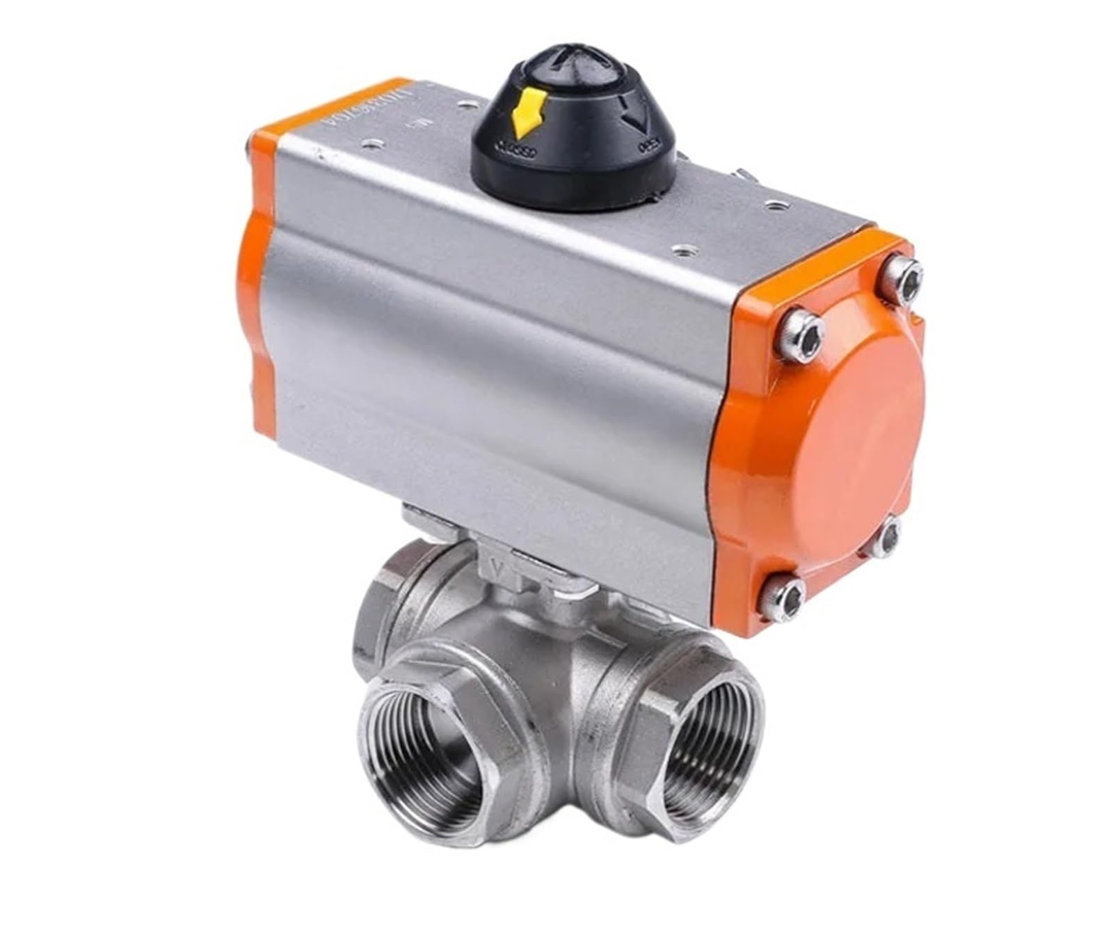 Vanne à bille pneumatique 1" pour automatisation de brasserie et fluides