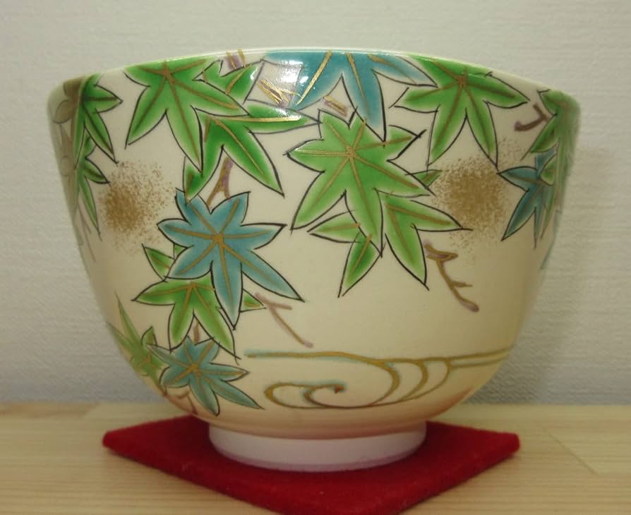 送料込【逢絢亭・新品】茶道具 茶碗 京焼 掛分 青楓の図 壱休窯 共箱入り Amazon | 【逢絢亭】茶道具 茶碗 抹茶茶碗 京焼 掛分 青楓の図