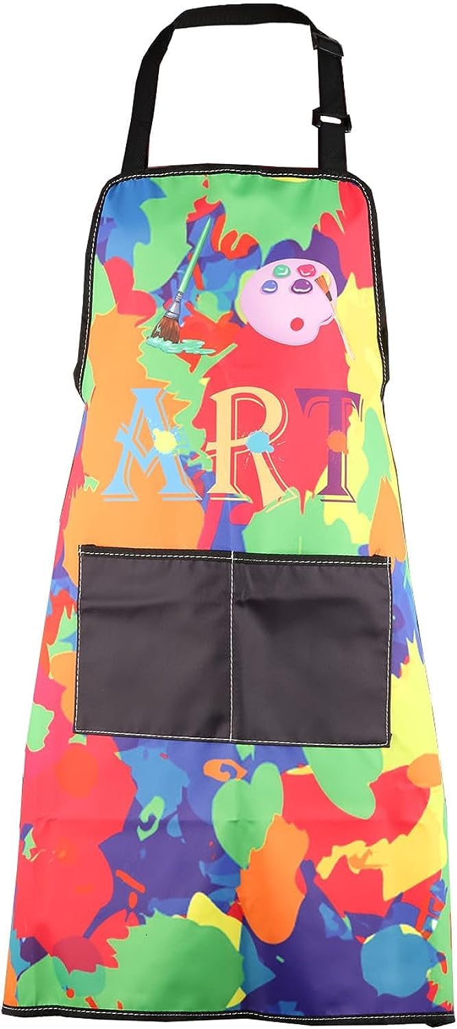 BNQL Painting Apron with Pockets - Artist Painter Gift for Art Teacher - Apron (Art Apron Color)