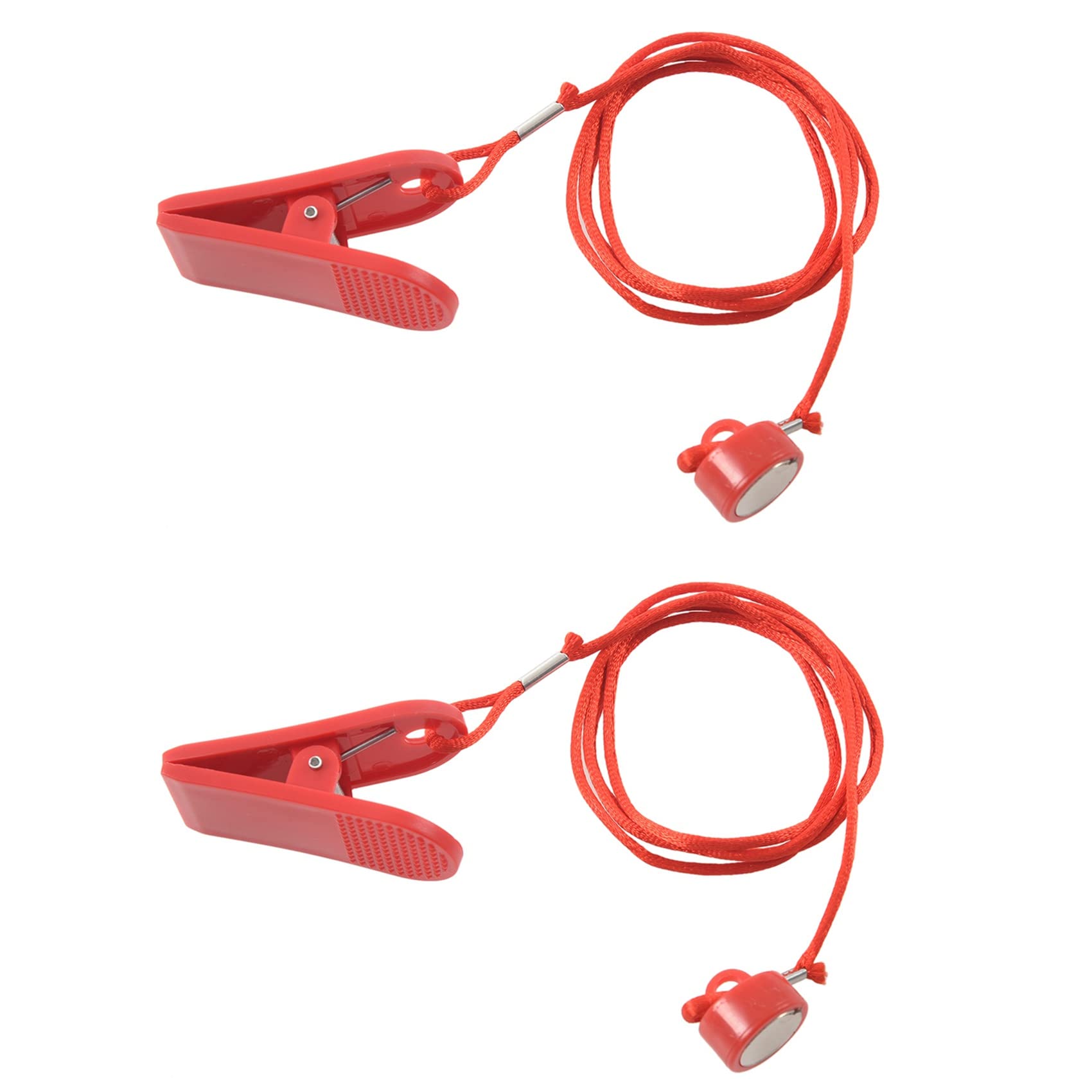 Jnchdghwa Red 2X Running Machine Safety Key Treadmill Magnetic Switch Lock Fitness