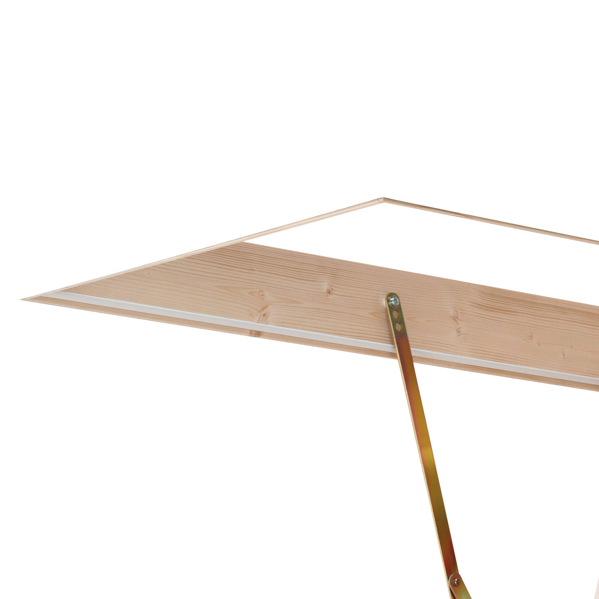 DOLLE Dachbodentreppe wärmegedämmt 120×60 cm – für lichte Raumhöhen 285 cm Klapptreppe mit U-Wert 1,60 Holz, 3-teilig, inkl. Bedienstab Belastbar bis 150 kg