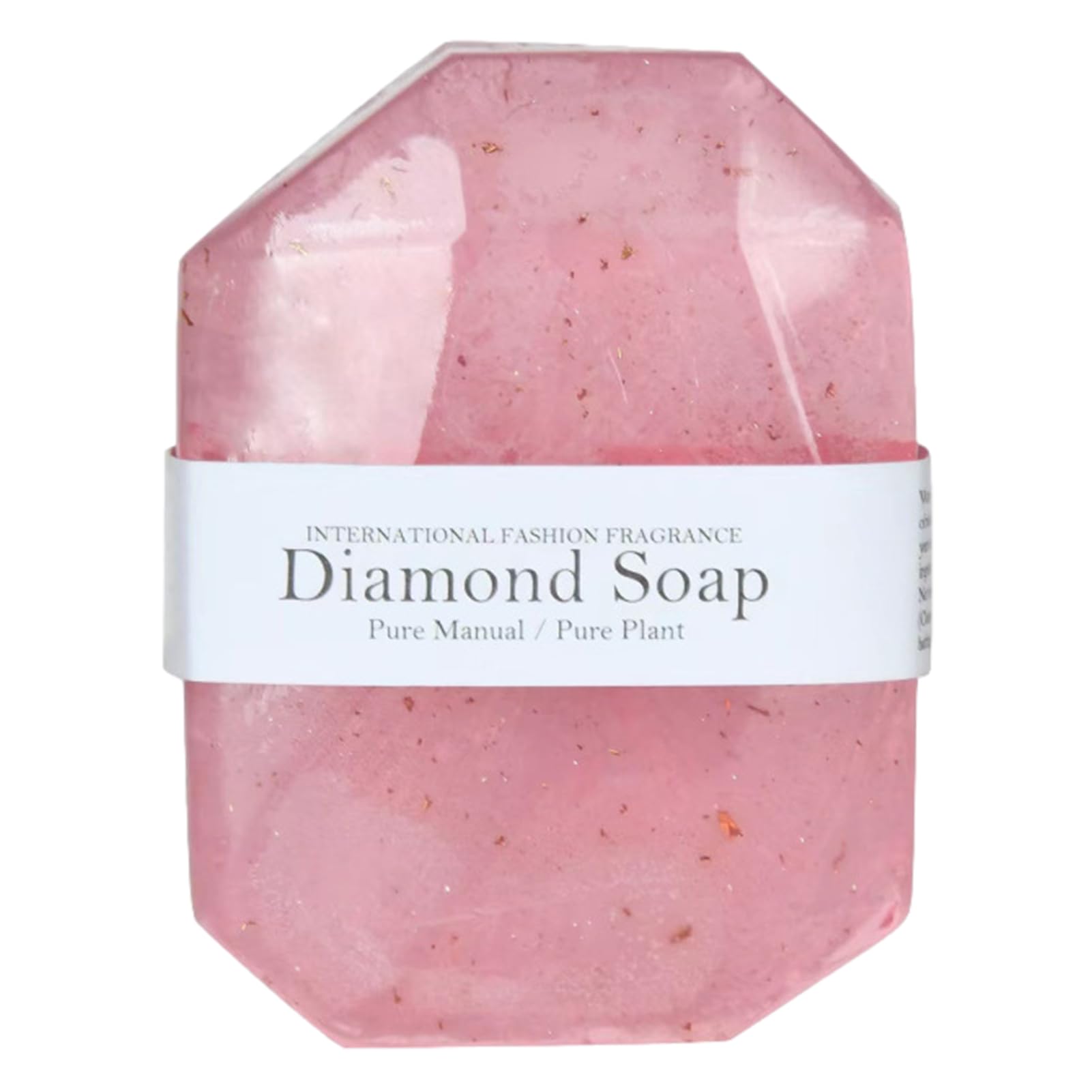 Gem Soap | Natural Moisturizing Bar Soap with Golden Foil,Cleansing Moisturizer, Scented Soap, Soap for Women & Men, Soften Dry Skin Zonewd