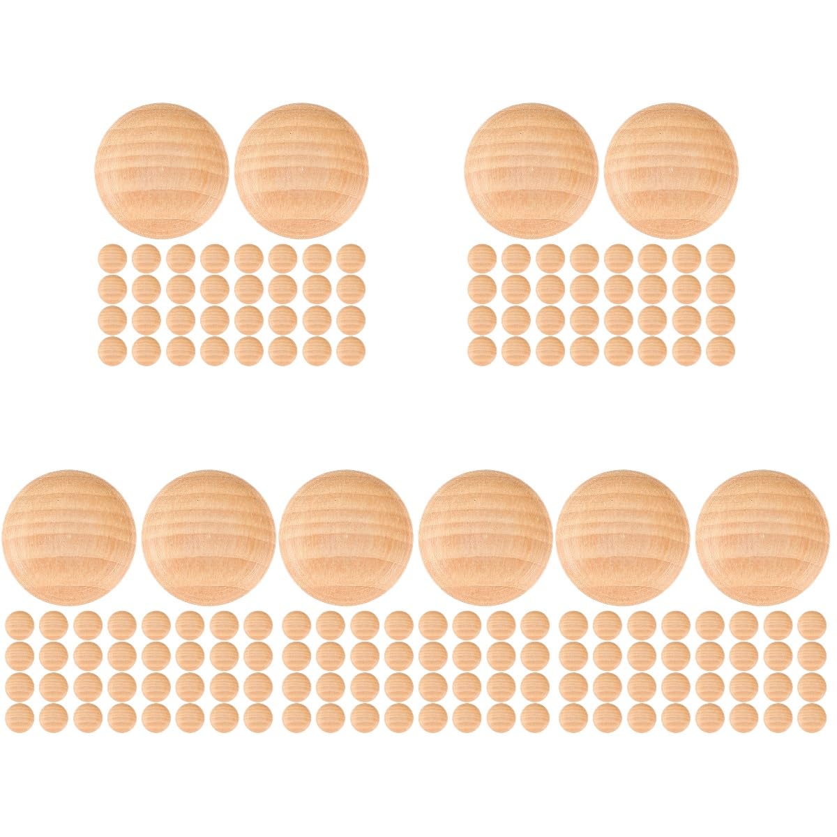 iplusmile 250stücke Möbel Schraubenloch Abdeckkappen Dekorative Holzstopfen Für Schrank Und Regalbohrlöcher Installieren Für Treppengeländer Und Möbelverkleidung