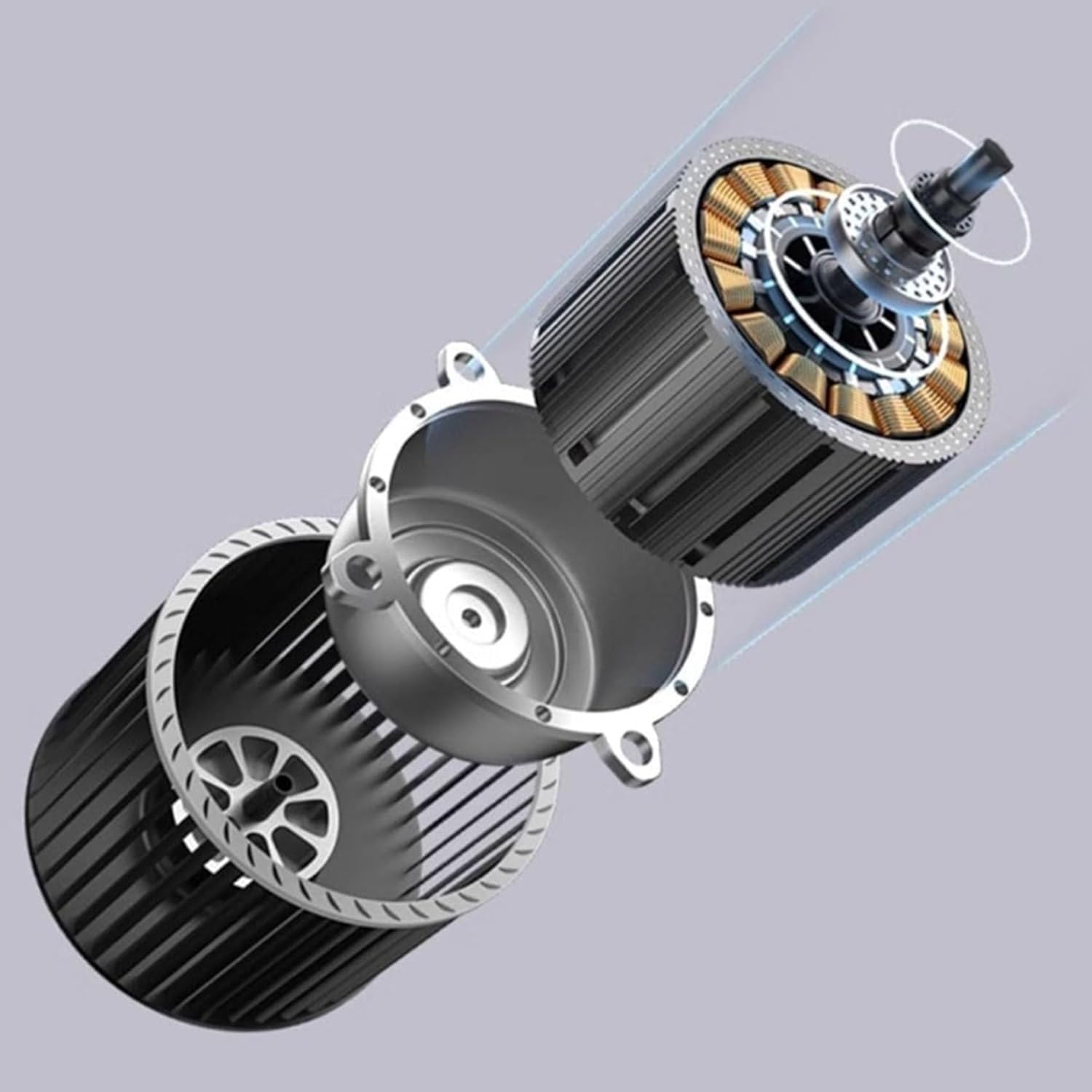 11.5cm,Round Recessed Exhaust Fan, Home Exhaust Fan Ventilation Fan,Easy to Install Apply to Ultra-Thin Ventilation for Kitchen, Bathroom