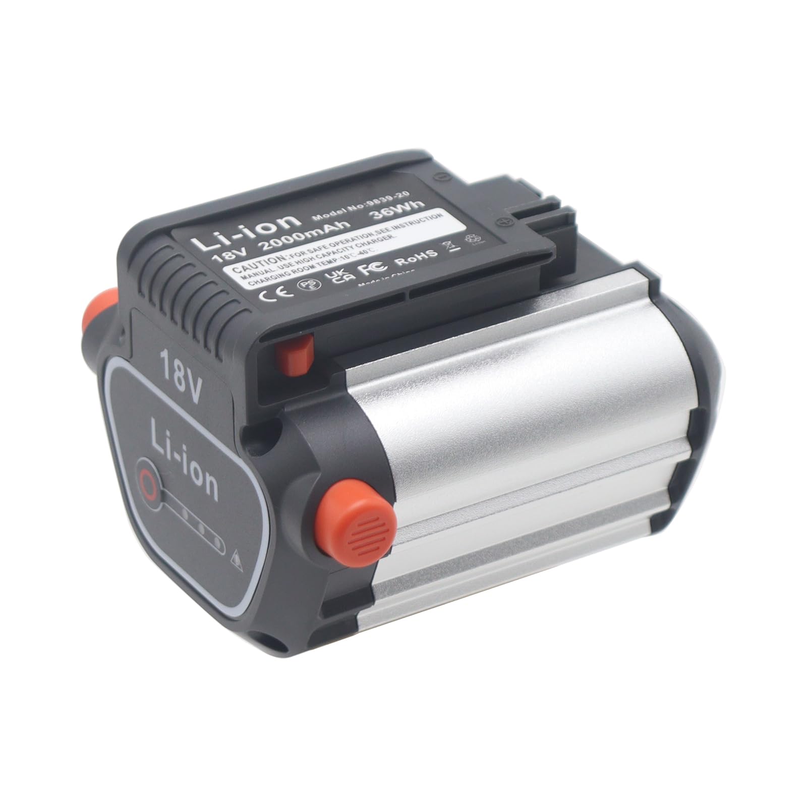 Batterie de rechange 18 V 2,0 Ah pour Gardena BLi-18 9840-20 9839-20, compatible avec les outils Gardena Li-ion System Li-18