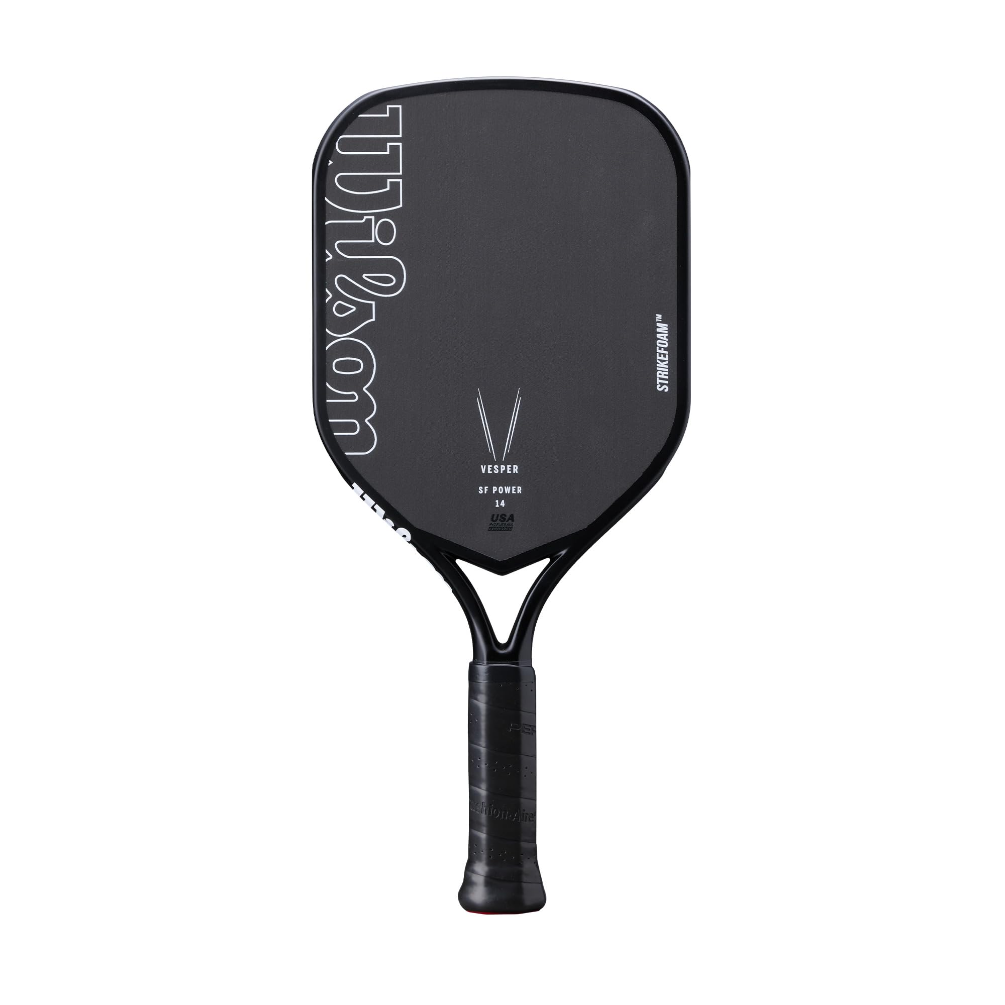 Wilson Vesper SF Power 14 Pickleball Paddle - Preto/Branco