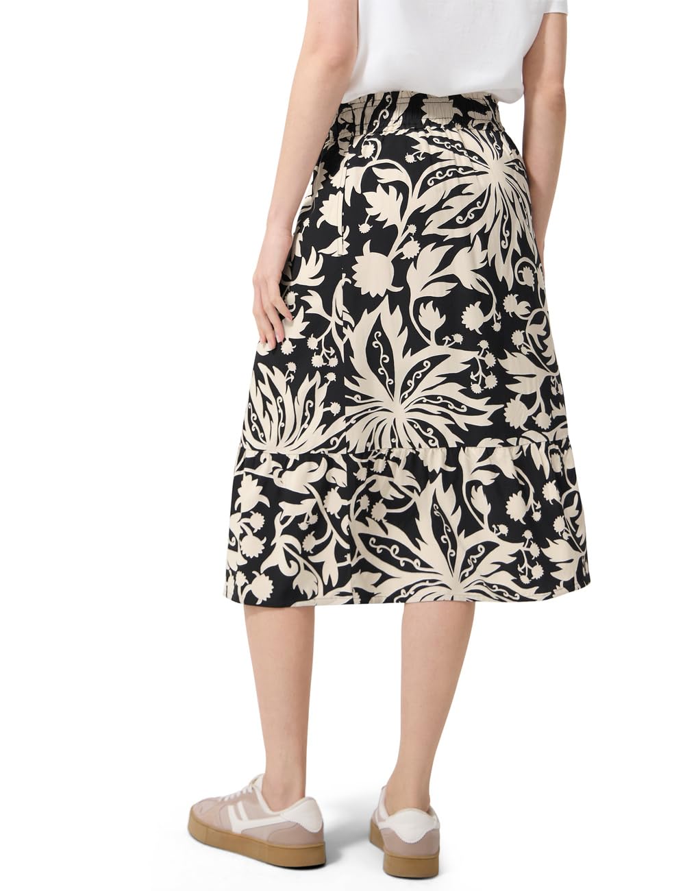 Street One Studio Midi Volant-Rock Black 44