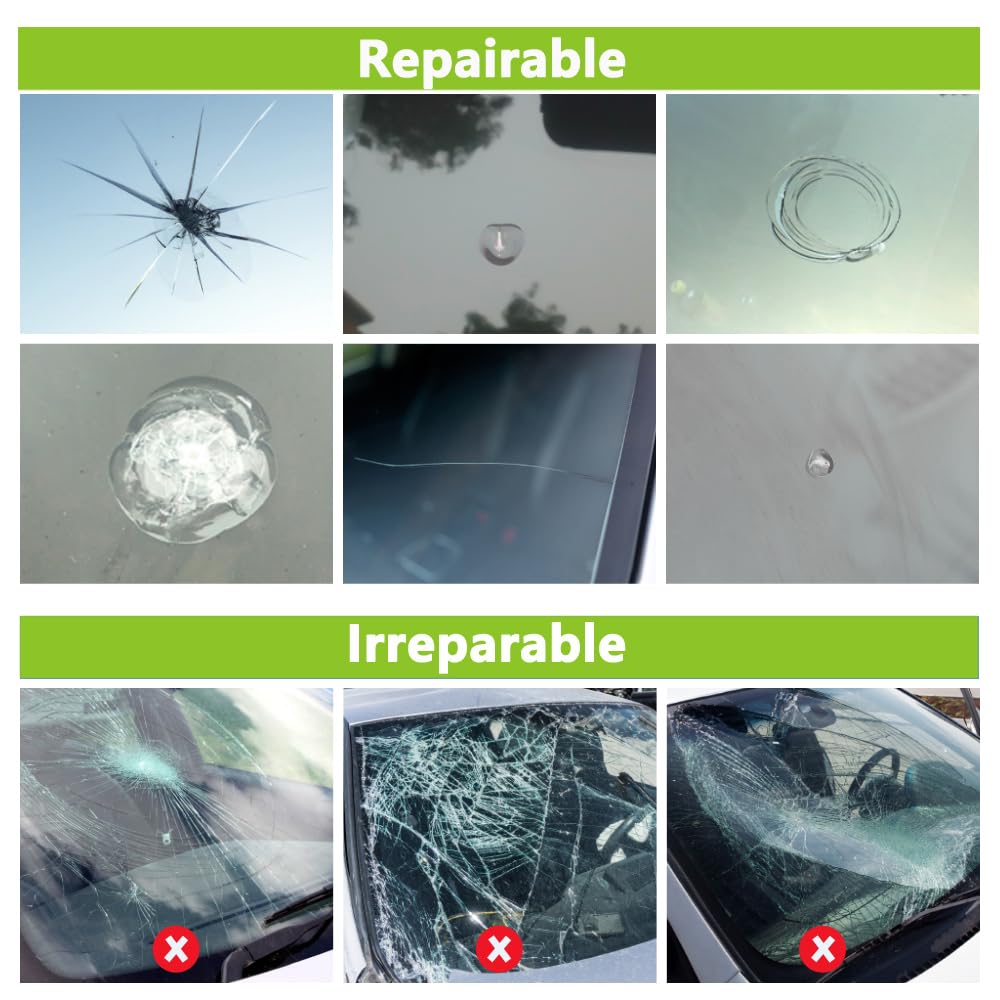 Windshield Repair Kit, Windshield Chip Repair Kit with Windshield Repair Resin for Fix Auto Glass Windshield Crack Chip Scratch — view 4