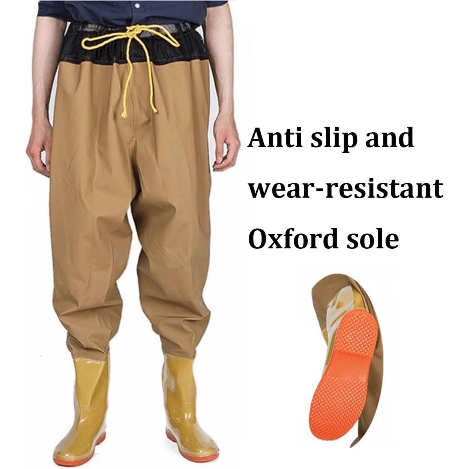 Stivali da pesca impermeabili in PVC Pantaloni da trampoliere Pantaloni da trampoliere Pantaloni da pesca Pantaloni da caccia Stivali da caccia per l'agricoltura Stivali da fango