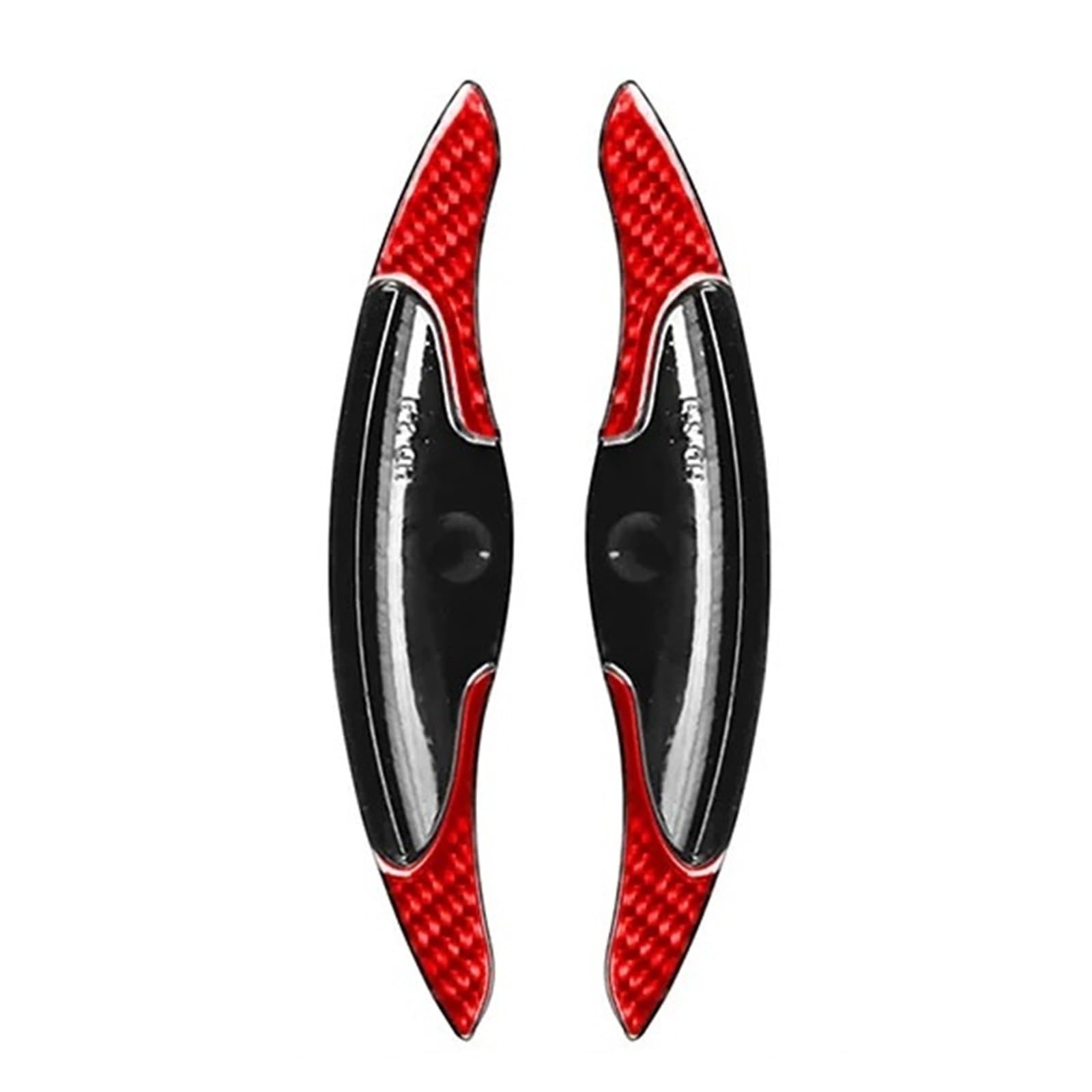 Zhangzhengyao Carbon Fiber Red Car Steering Wheel Shifter Paddle For Hyundai For I30n For Veloster For Kona For Elantra Car Steering Wheel Shifter Paddle Shift Extension(Carbon Fiber Red)