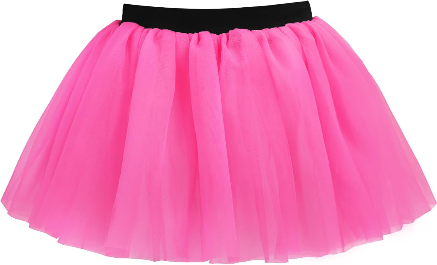 Tutu for Women Adults Elastic Tutu Skirts for Women 3 Layered Colorful Running Tutu Rave Costume