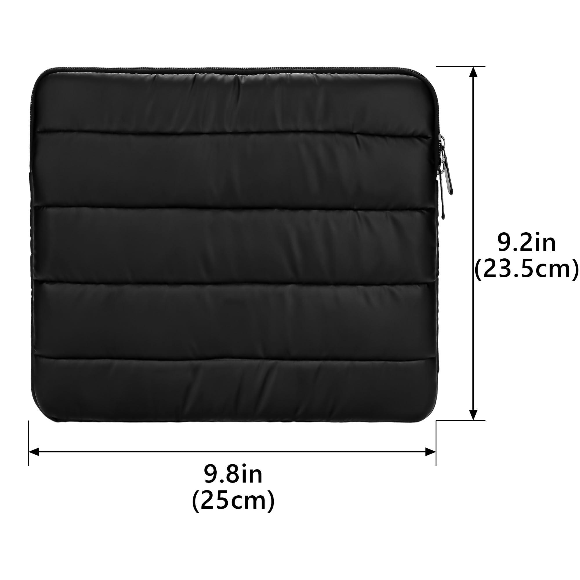 Geekria NOVA Headphone Puffy Pouch Compatible with Sony WH-1000XM5, Logitech G PRO X 2, Apple AirPods Max, Soft Shell Replacement Protective Travel Carrying Bag with Edge Protection (Black) 2