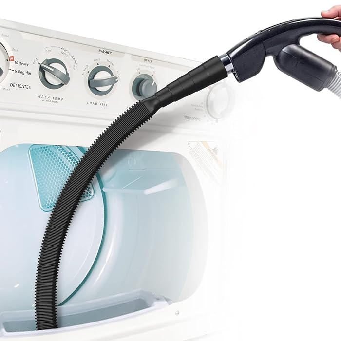 Buy Holikme Upgrade Dryer Vent Cleaner Kit Vacuum Hose Attachment Brush