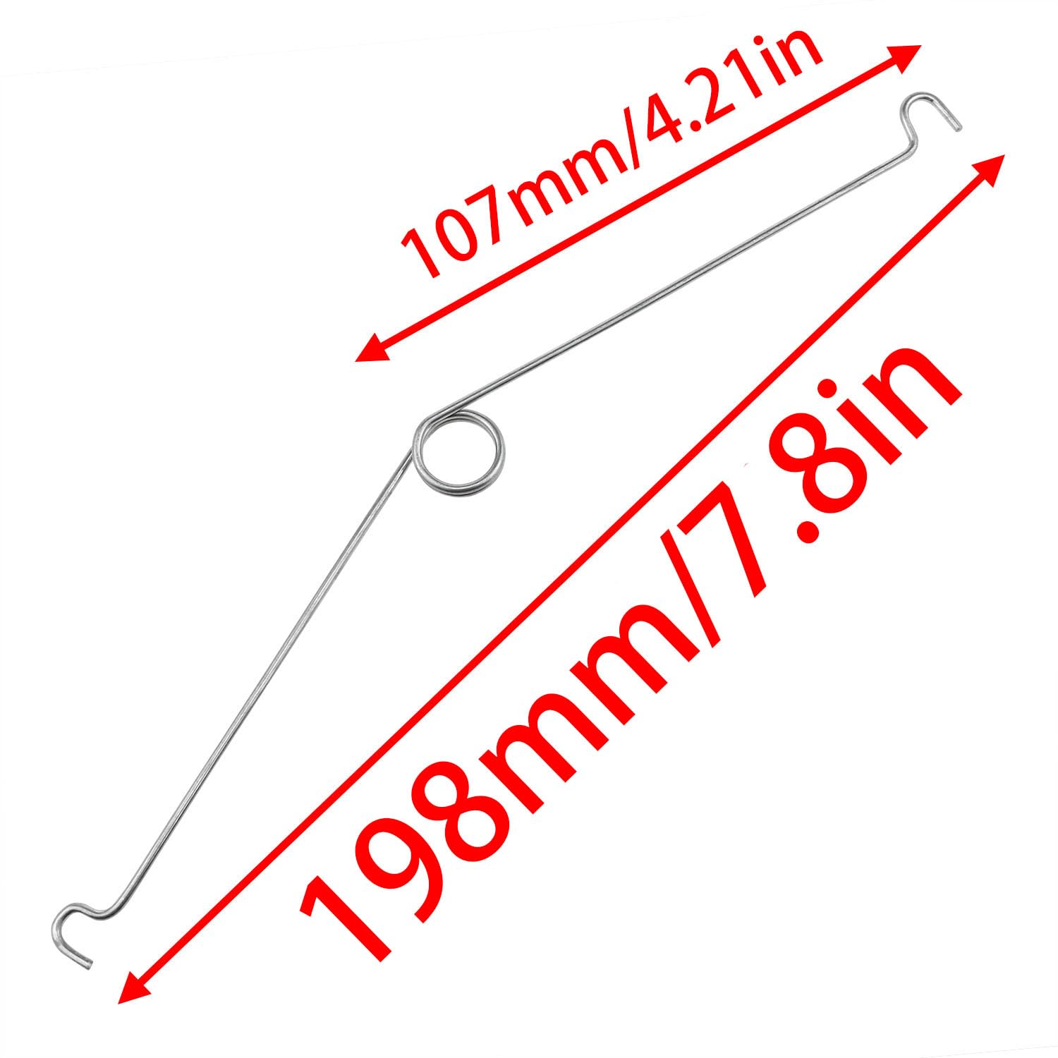 Light Spring Hardware 4 Pcs Stainless Steel Torsion Spring Clips Lighting 4-Pack Recessed ...