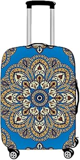 3D Elastica Proteggi Valigia Suitcase Luggage Cover Coperchio di Protezione Antipolvere Lavabile Copertura Viaggio Proteggi Bagagli Coprire (lusso blu,S (18-20 pollici))