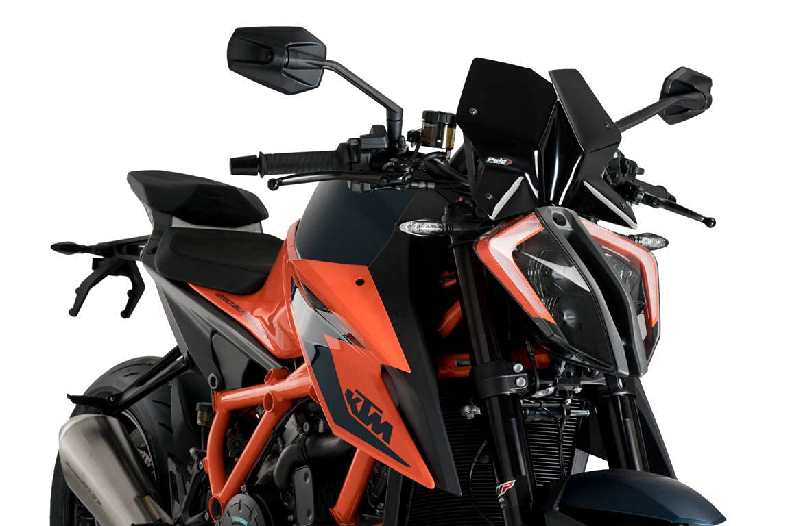 Puig 20425N Windshield Naked New Generation Sport Black