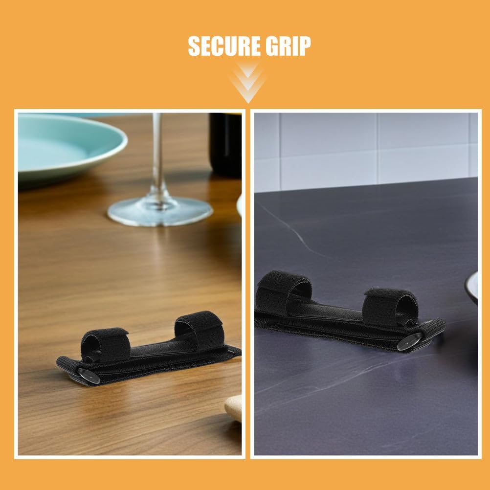 3pcs Disabled Utensil Holder: Eating Assistance Utensil Cuff for Disabled & Elderly Adaptive Tableware Strap for Cutlery Anti-Slip Design