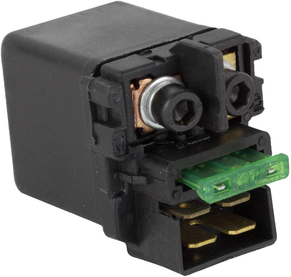 RAREELECTRICAL Starter Solenoid Relay Compatible with Honda Vtr1000f Super Hawk 999Cc V-Twin 1999-2005 Vt1100 Shadow Vtx1300 Vfr800 Interceptor 30A 35850-Mr5-007 Vt750 Shadow Vt1100 Shadow Sabre