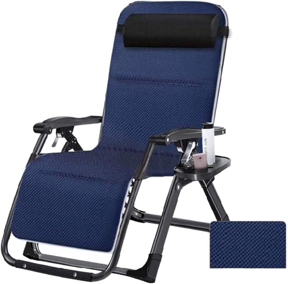 MaGiLL 屋外リクライニング無重力椅子 カップホルダー付き 幅72cm 調節可能な椅子 パティオ ガーデン ビーチ プール サポ