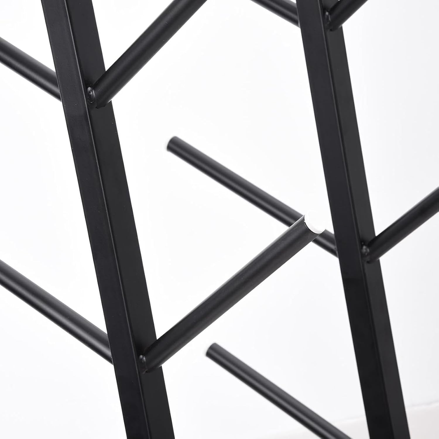 Home Gym Organize Holder 5-Tiers Snowboard Display Rack,Standing Metal Snowboard Storage Rack, Floor Display Stand for Garage/Shop(110x50x30cm)