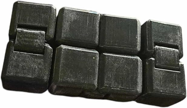 Fidget Toy, Foldable Stress Relief Cube, 4 Pieces, Black