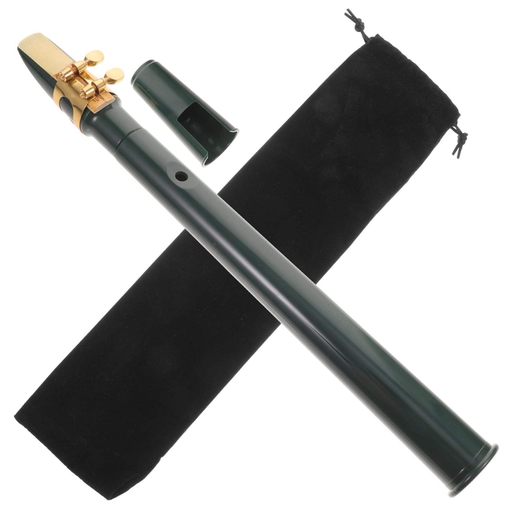 BESPORTBLE Mini Portable Saxophone for Beginners Pocket Sized Woodwind Instrument Durable Design for Adults for Music Learning Stage Performances